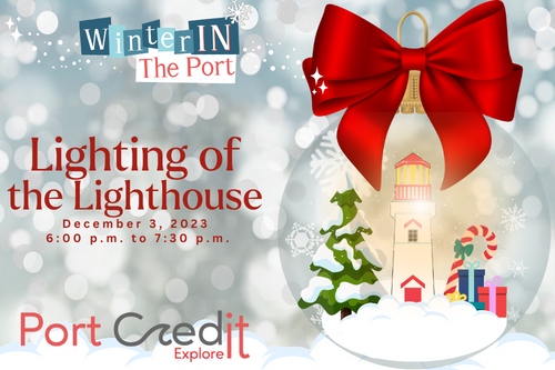 #WinterINThePort Lighting of the Lighthouse 2023